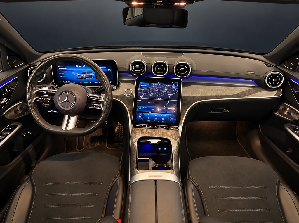Mercedes-Benz C 300 T e AMG Line 360°  Ad. Farthållare  Burmester®