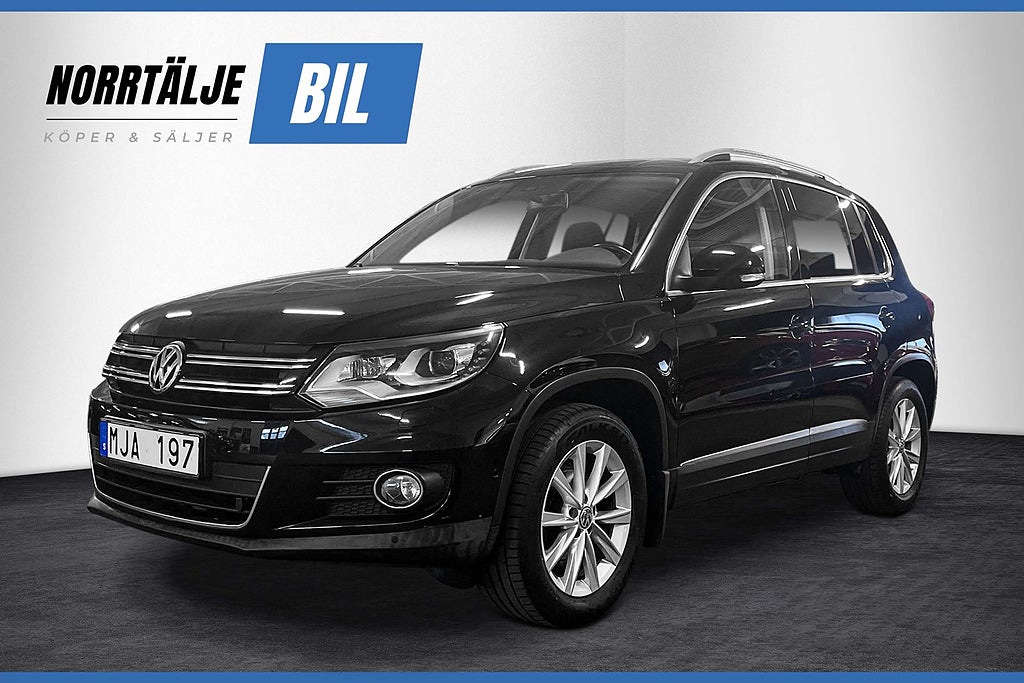 Volkswagen Tiguan 2.0 140 HK TDI 4M S&S D-VÄRM PANO DRAG B-KAMERA PDC 17"