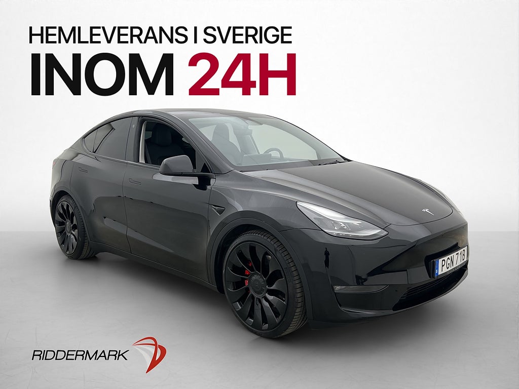 Tesla Model Y Performance 534hk MOMS Pano Kamera Navi Skinn