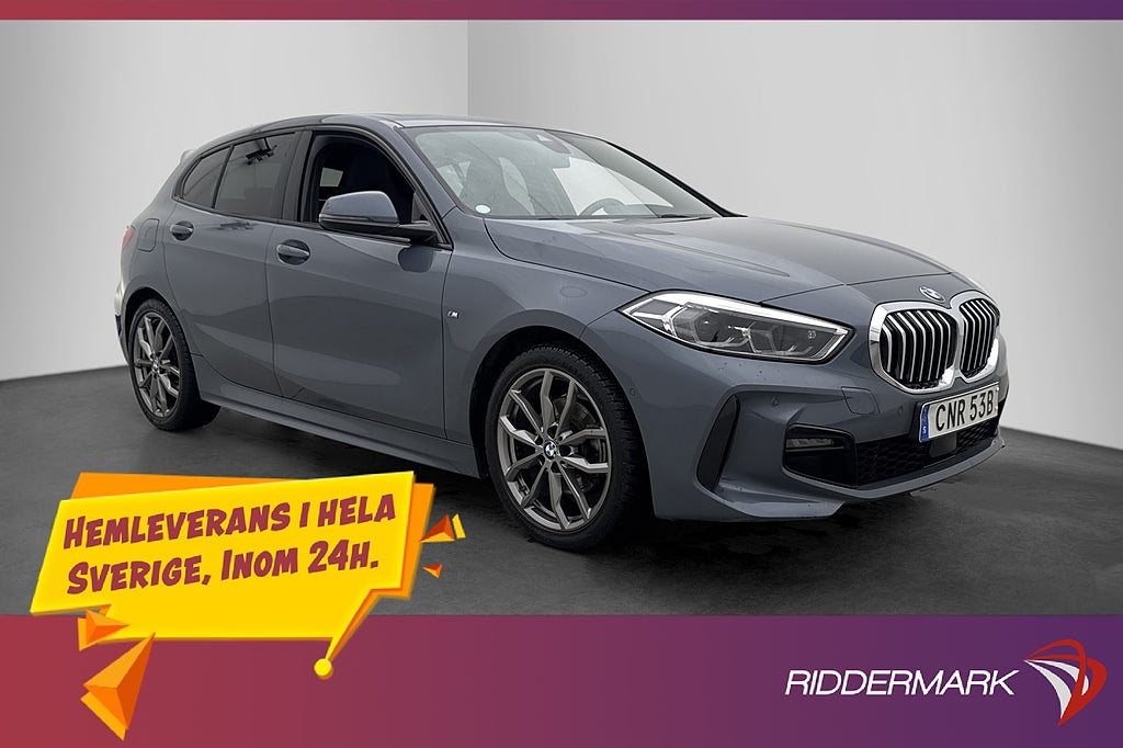 BMW 118I M Sport Pano H/K Kamera Skinn HuD Skalstolar 140hk