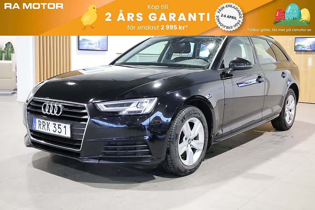 Audi A4 2,0 TDI 150hk S Tronic Proline Avant Navi 2018