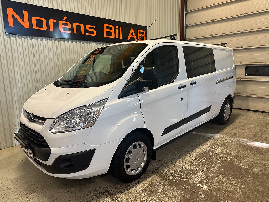 Ford Transit  2.0 TDCi 130Hk 6-SITSIG DUBBELHYTT LEASBAR