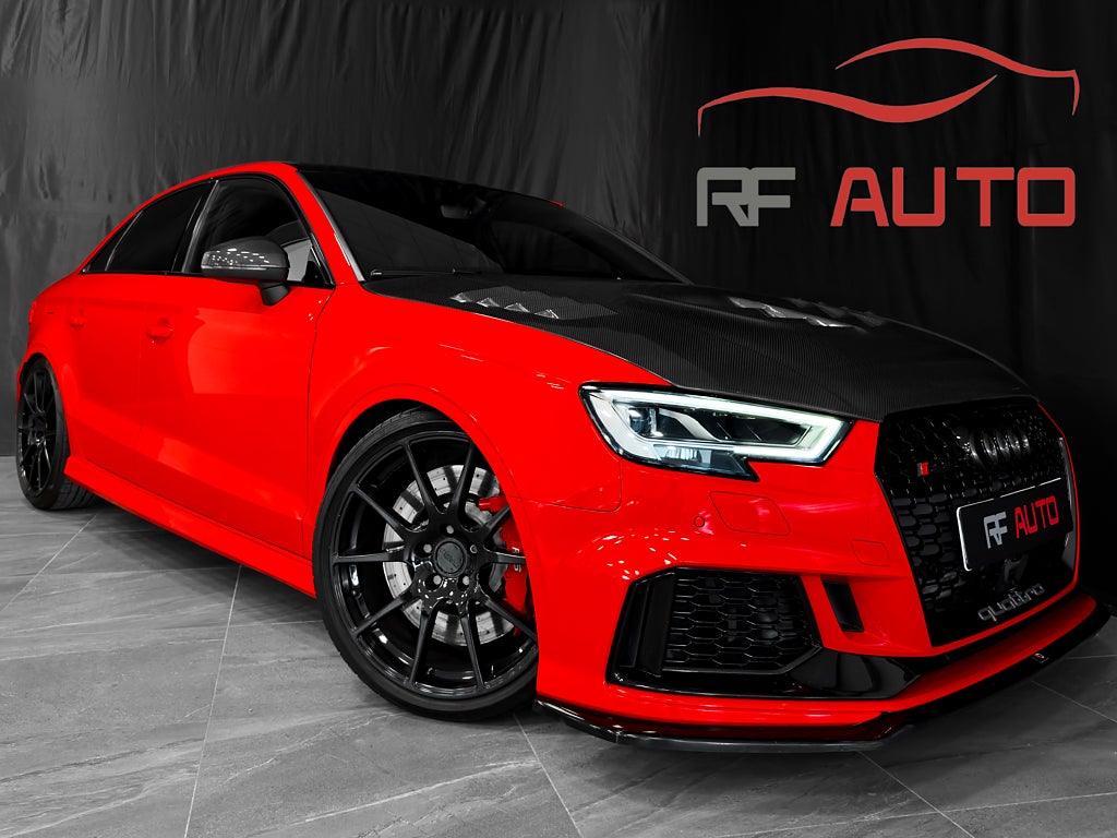 Audi RS3 Sedan 2.5 TFSI 500hk Downpipe Pano Cockpit B&O SV-SÅLD