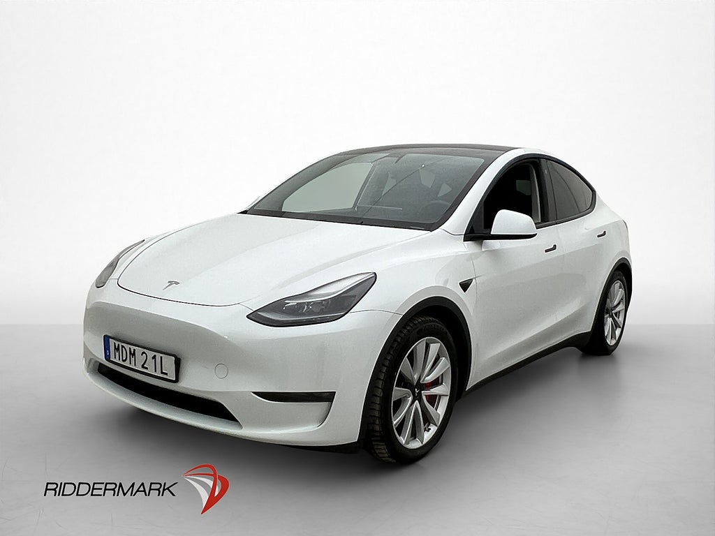 Tesla Model Y Performance AWD Pano Värmare Kamera AP Moms