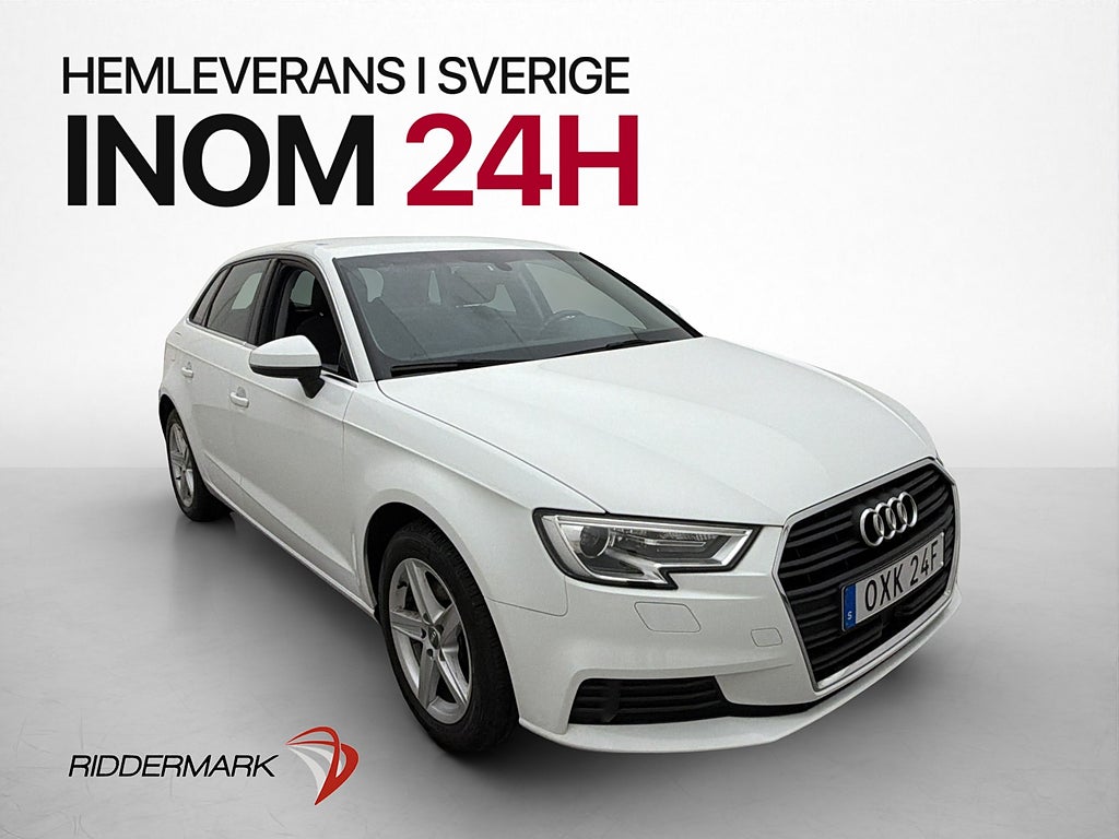 Audi A3 Sportback 35 TFSI 150hk Proline Sensorer CarPlay