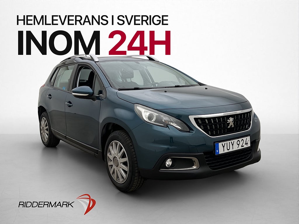Peugeot 2008 1.2 PureTech 110hk Drag Farthållare Bluetooth