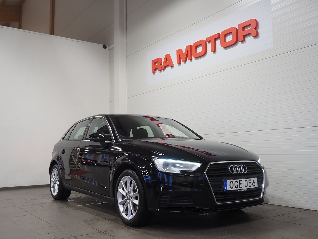 Audi A3 Sportback 1.0 TFSI 115hk P-Sensorer Farthållare 2017