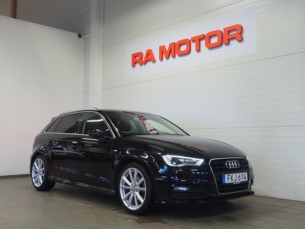 Audi A3 SB 2.0 TDI 150hk S Tronic S-Line M-Värm Navi Alcantara