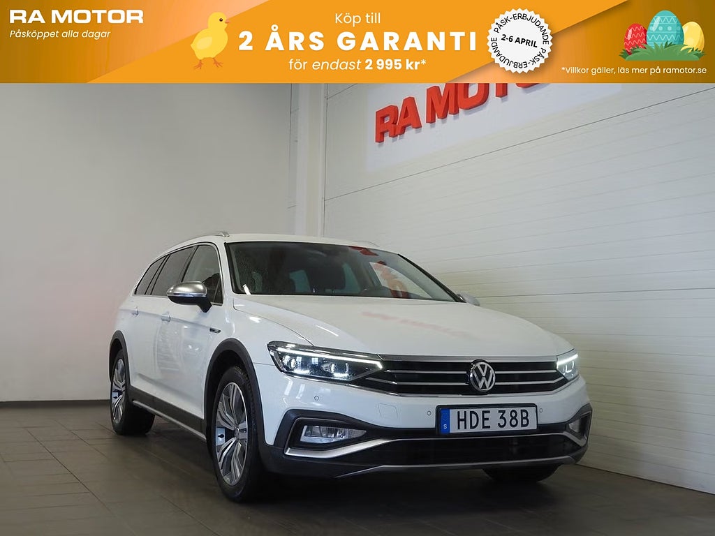 Volkswagen Passat Alltrack 2.0 TDI 4Motion Executive D-Värm Skinn Drag Navi 2020