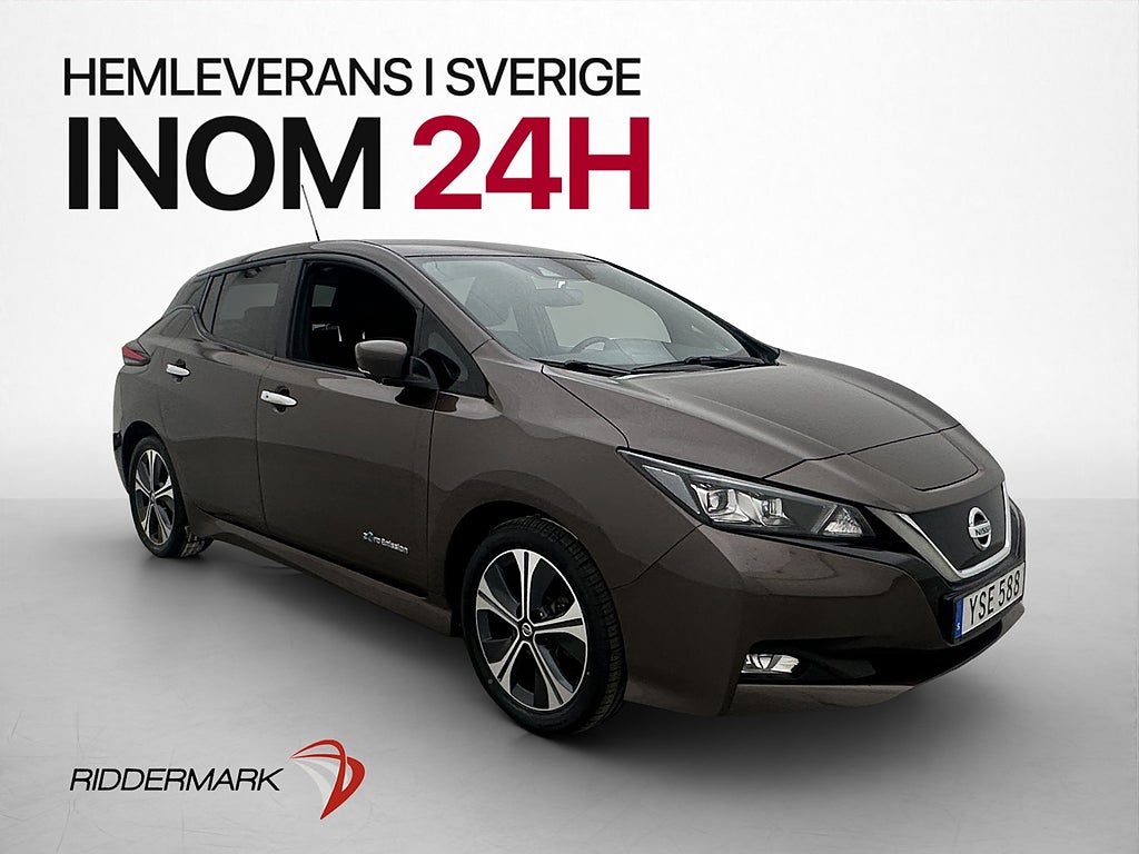 Nissan Leaf 40kWh 150hk N-Connecta 360° kamera CarPlay Navi