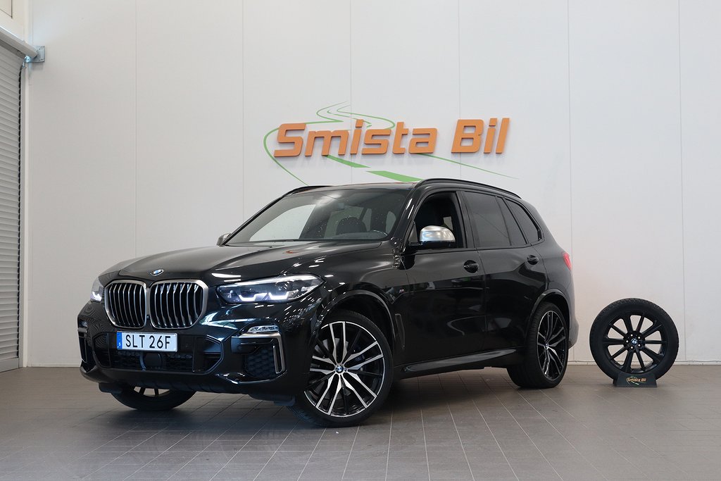 BMW X5 M50d INNOVATION SKY PANO B&W DRAG 360° 22' MOMS 400hk