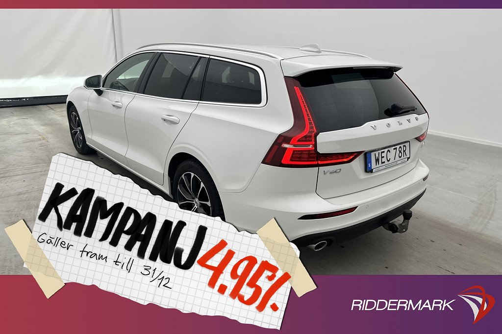 Volvo V60 D4 190hk AWD Momentum VOC Värm CarPl 4,95% Ränta