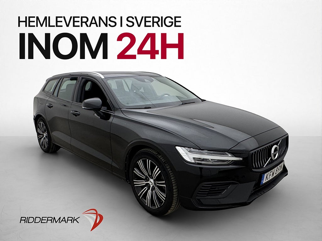 Volvo V60 T6 AWD 340hk Värmare Kamera VOC CarPlay Navi