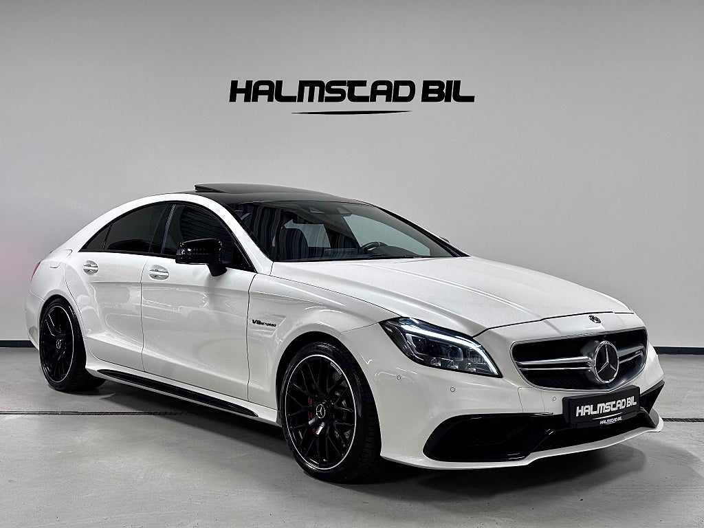 Mercedes-Benz CLS 63S AMG 4MATIC 585hk DESIGNO DIAMOND WHITE