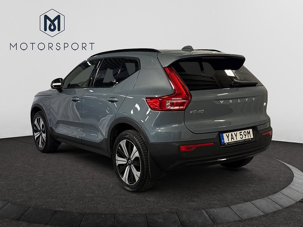 Volvo XC40 Recharge T4 211hk Plus Dark Drag 360-Kamera Elstolar bild 6