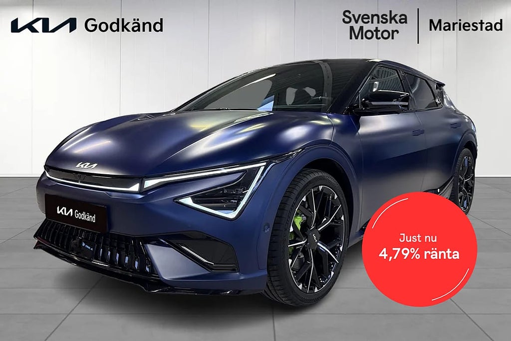 Kia EV6 GT AWD 650HK / Sportstolar / Meridian surround / HUD