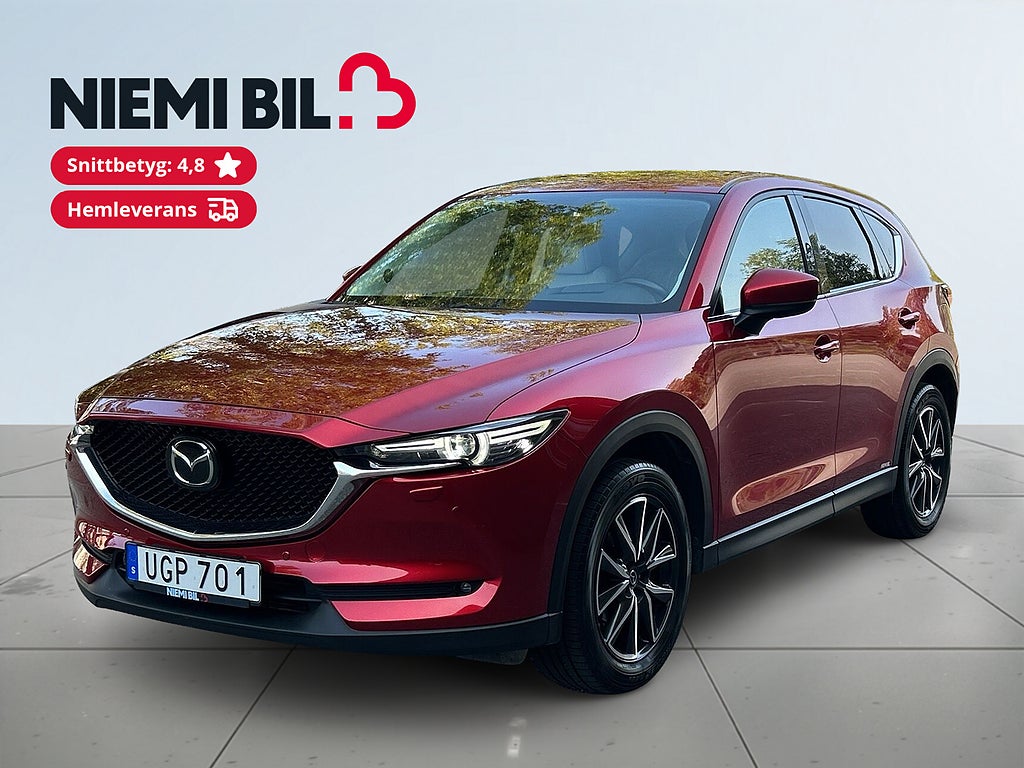 Mazda CX-5 SKYACTIVAWD S&V-däck/Kamera/MoK/Skinn/Drag/Elstol/Psens