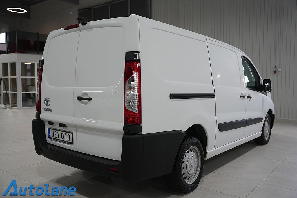 Toyota ProAce Skåpbil 2.0 D-4D 3-Sits, Kamera,Dubbla dörrar, 128hk