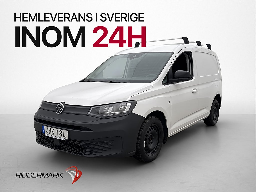 Volkswagen Caddy Cargo 2.0TDI Värm Drag Kamera CARPLAY Moms