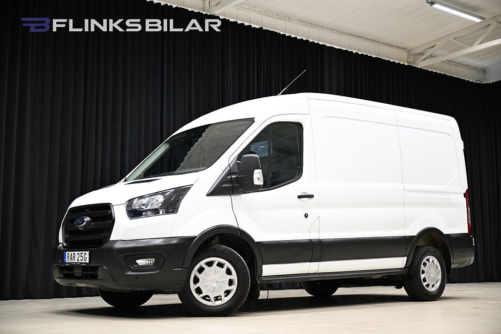 Ford Transit 350 170HK L3H2 Automat|Drag|Värmare|Backkamera|Leasbar