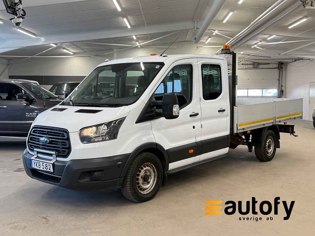 Ford transit 350 Chassi Dubbelhytt 2.0 TDCi AWD 7-SITS MOMS DRAG EU6