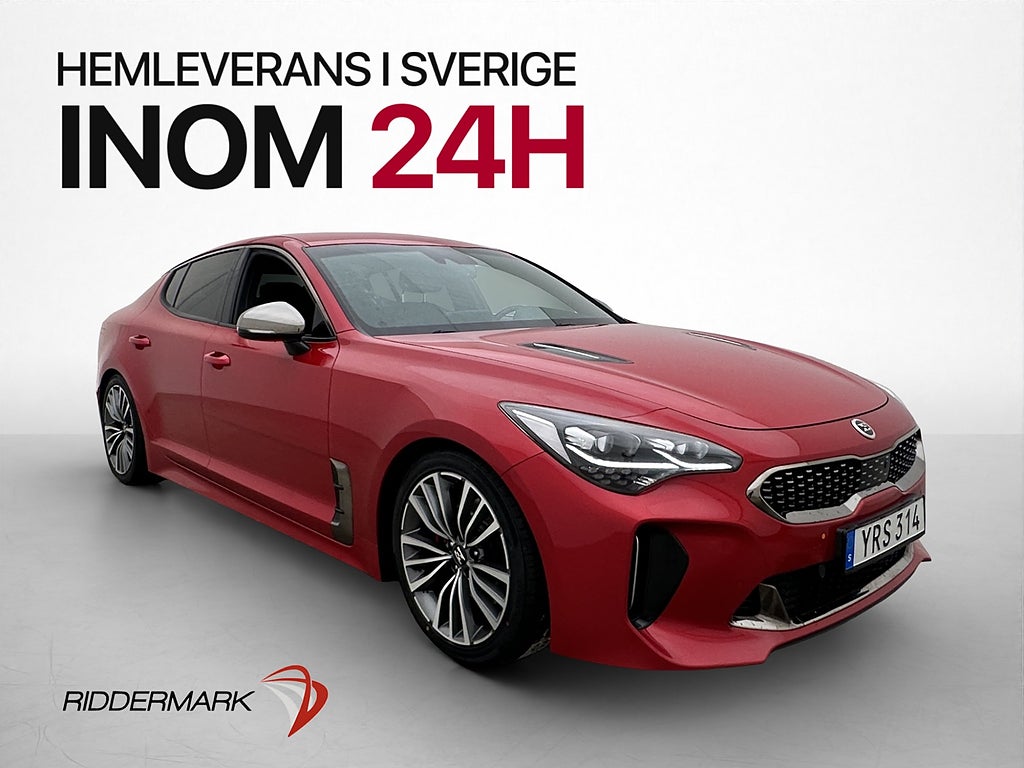 Kia Stinger 2.2 CRDi AWD 200hk 360° HuD Navi Skinn
