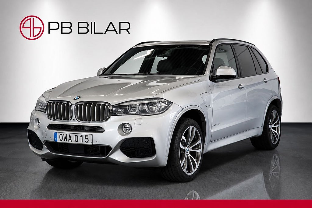BMW X5 xDrive40e 313hk M-Sport H/K Pano Läder B-Kam Drag
