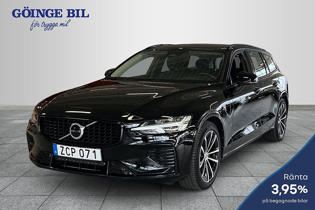 Volvo V60 Recharge T6 Plus Dark Drag/ Läder/ Navi/ Kamera/ Klimatpa...