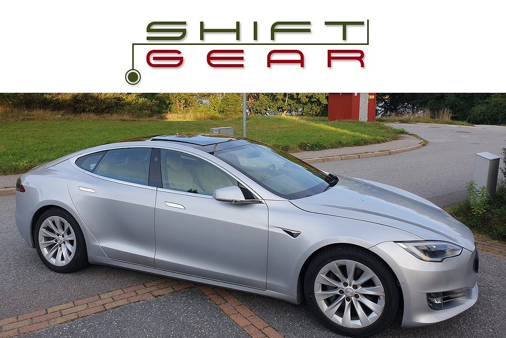 Tesla Model S 90D Fri Laddning Ljudisolerad 1äg CCS *SE UTR*