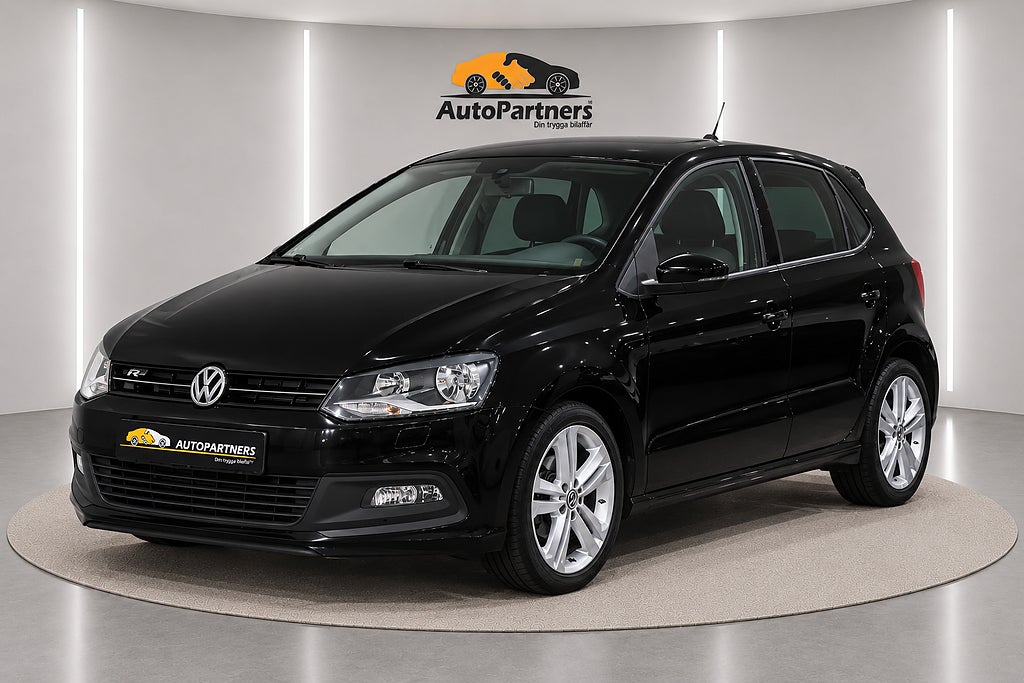 Volkswagen Polo 5d 1.2 TSI R-line 1-ÄGARE PDC Farthållare  Kedja fr 0%
