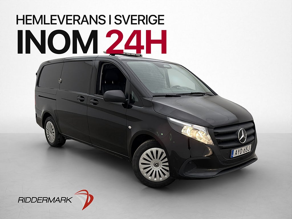 Mercedes-Benz Vito 116 L2 Värm Drag Kamera 2xDörr Skinn Moms