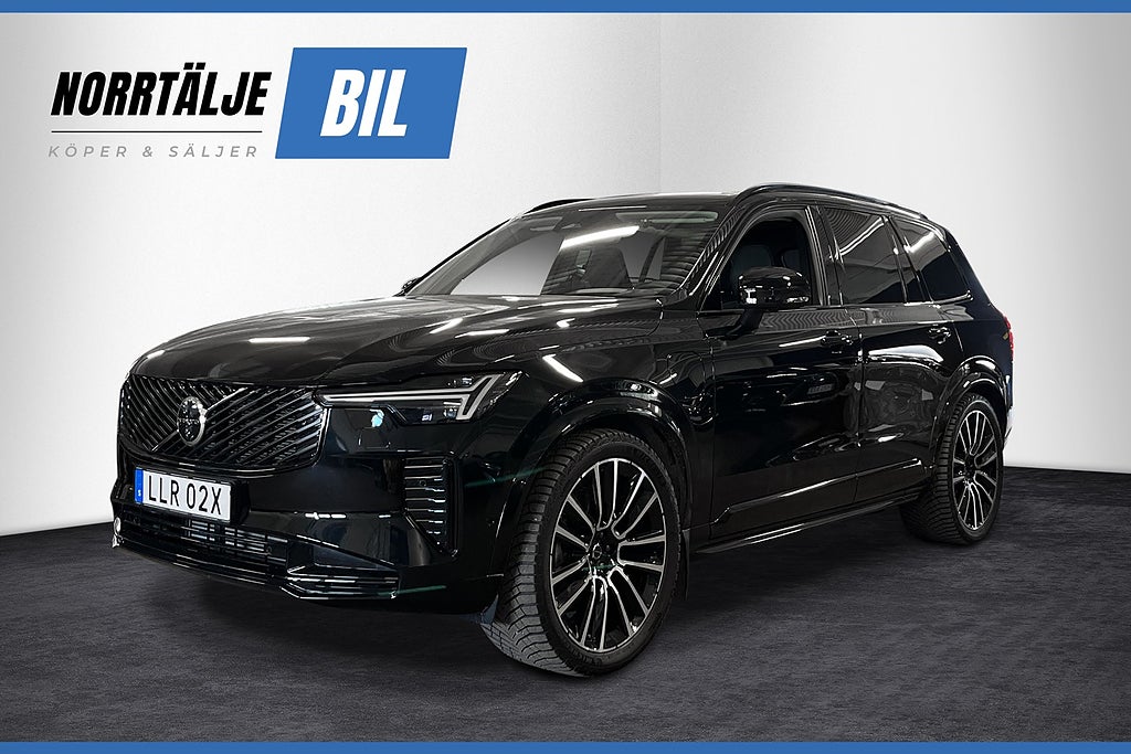 Volvo XC90 T8 AWD ULTRA DARK 7-SITS DRAG PANO B&W HUD BLIS 360-KAM