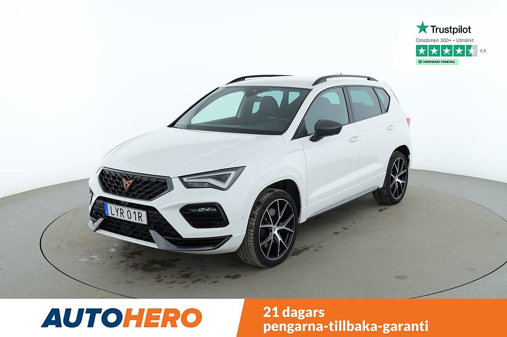 Cupra Ateca 2.0 TSI AWD 300 HK / Minnestol, CarPlay, Cock...