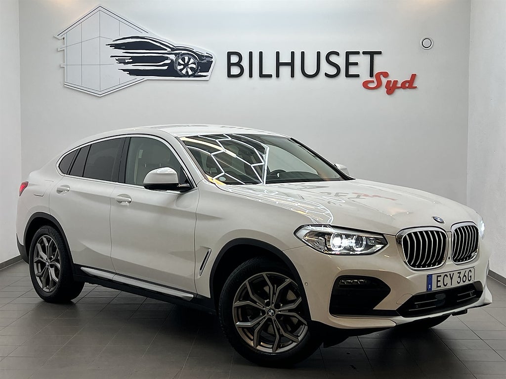 BMW X4 xDrive 20d 190hk Adaptiv F/Läder/360kamera/Navi/Carplay/Rattvärm