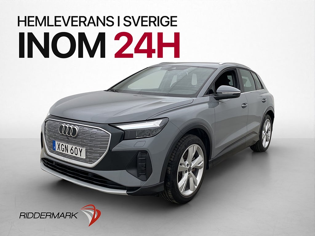 Audi Q4 E-Tron 40 204hk 82 kWh Värmare CarPlay MOMS