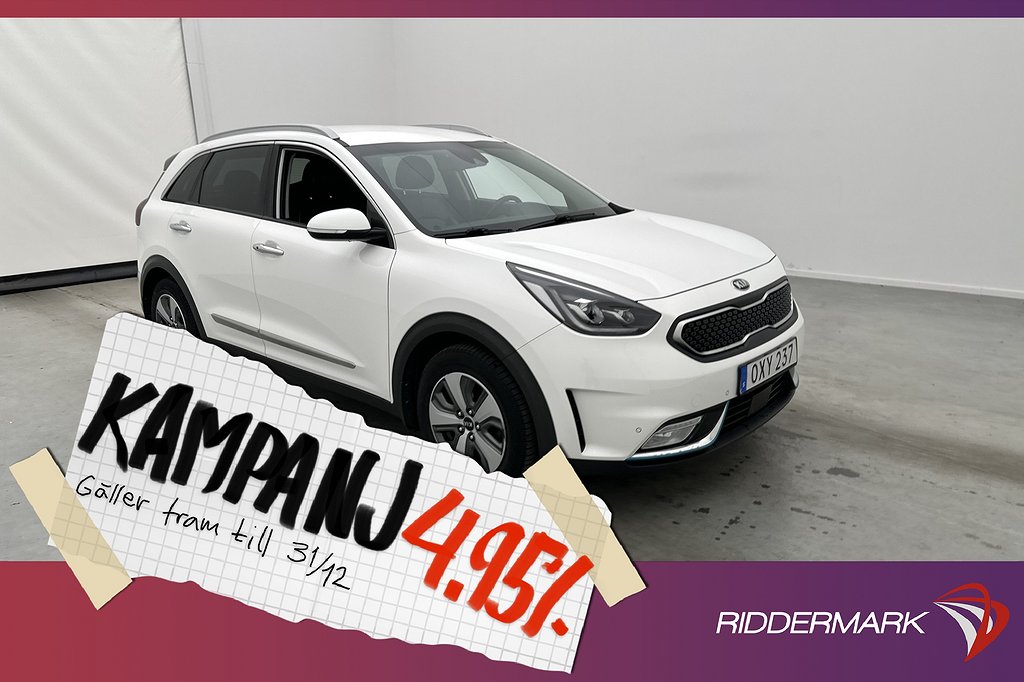 Kia Niro P-HEV 141hk Advance Plus 2 Kamer 4,95% Ränta