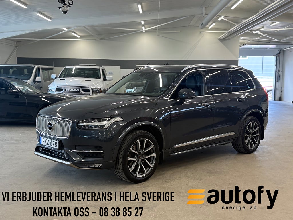 Volvo XC90 D5 AWD 7-SITS INSCRIPTION DRAG CARPLAY D-VÄRM EU6