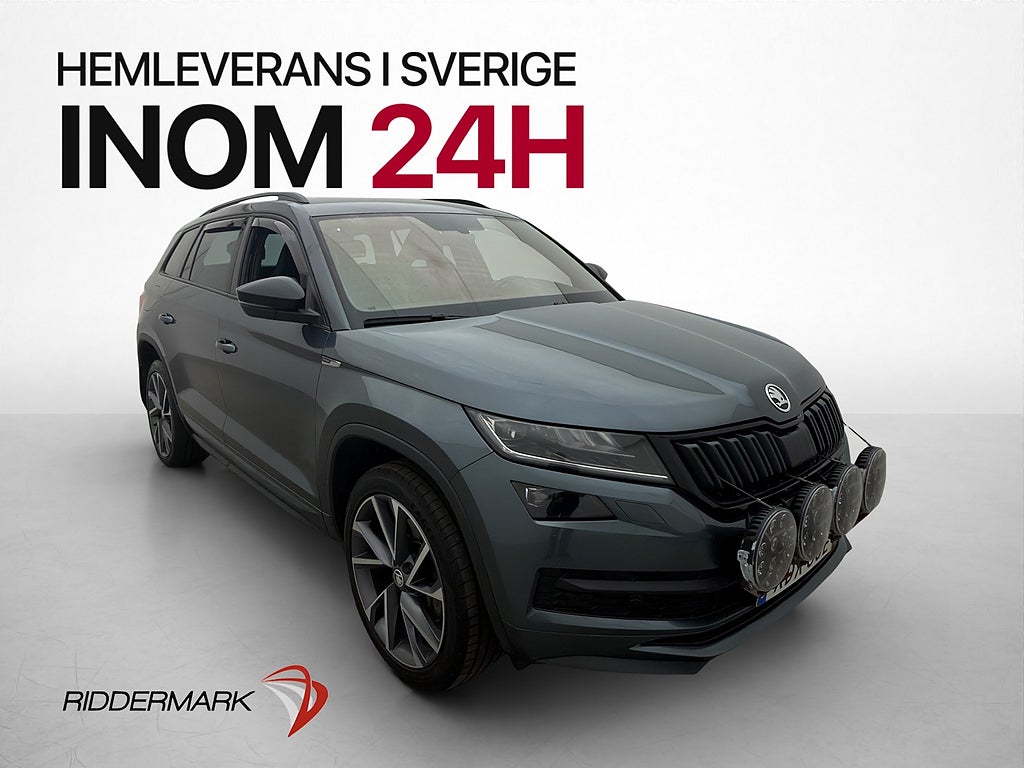 Skoda Kodiaq 2.0 TDI 4X4 Sportline Cockpit 7-Sits Värm Drag