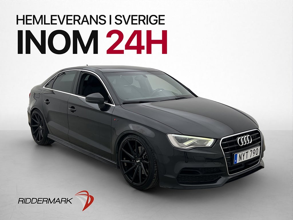 Audi A3 180hk Ambition P-sensorer B&O Navi Alcantara