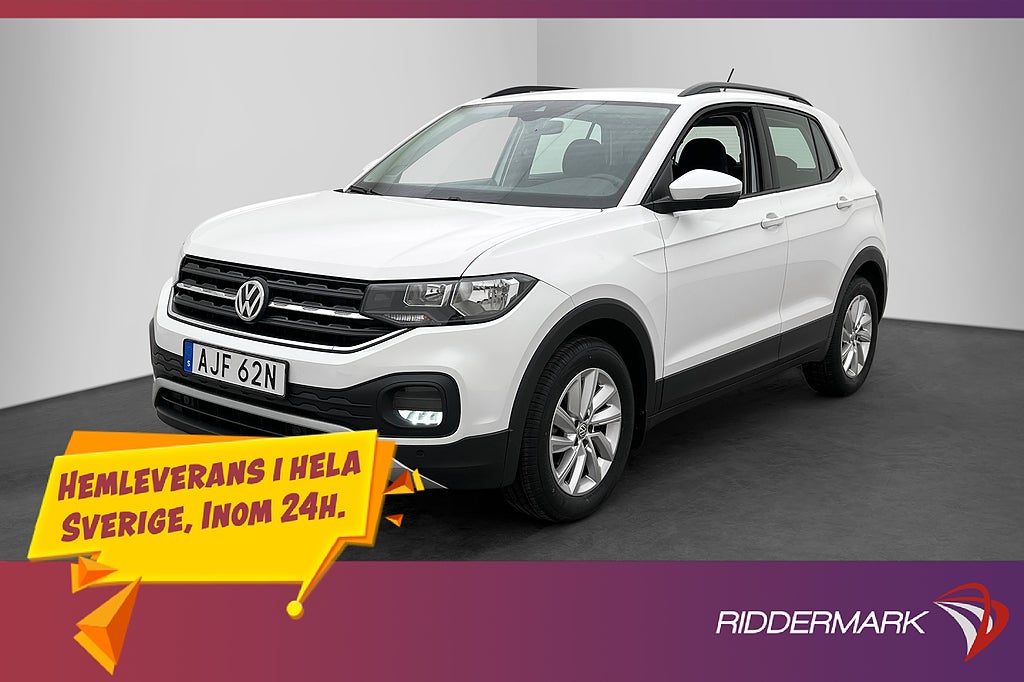 Volkswagen T-CROSS 1.0 TSI 95hk P-Sensorer Döda-Vinkel Farth