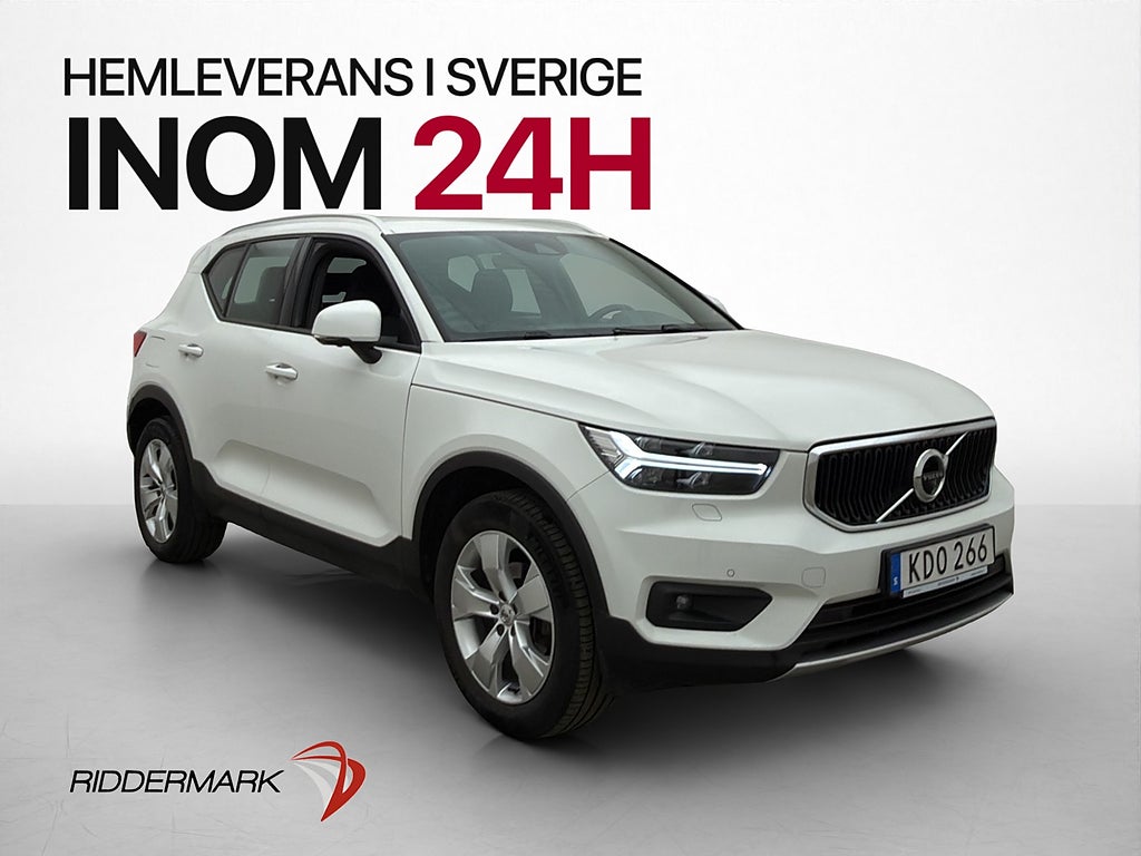 Volvo XC40 T2 Momentum Värmare Drag 360° CarPlay En-Brukare
