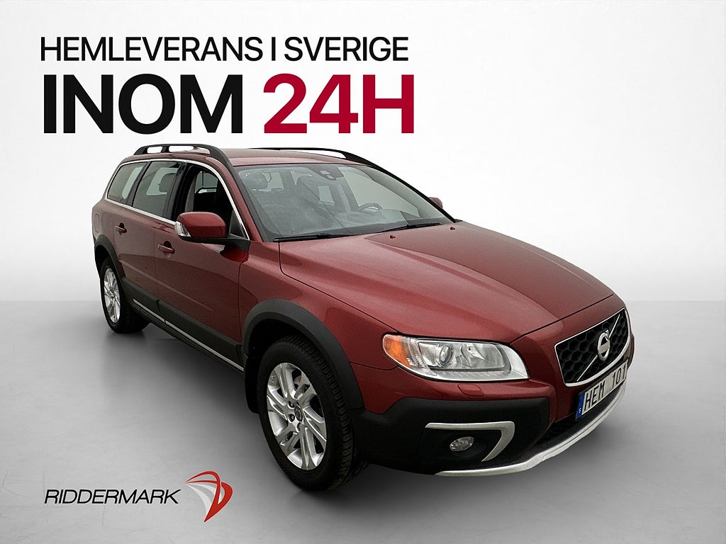 Volvo XC70 D5 215hk AWD Summum Värmare VOC Drag Skinn Navi