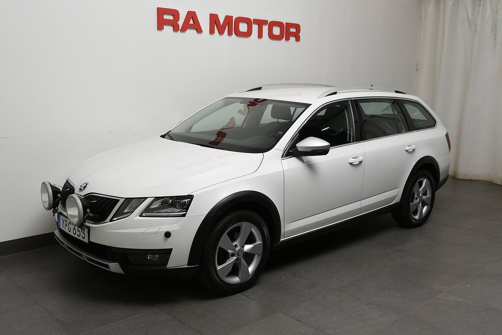 Skoda Octavia Scout 2,0 TDI 4x4 Extraljus D-Värmare Drag 2018