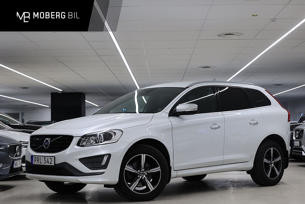 Volvo XC60 D4 AWD 190hk R-Design Värmare B-kamera Navi Drag