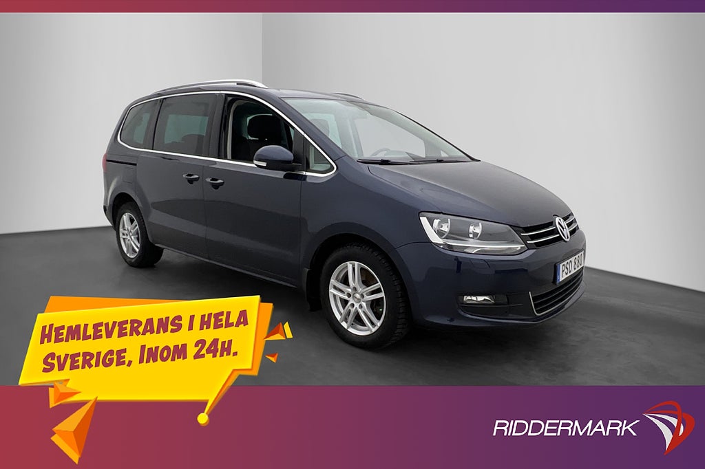 Volkswagen Sharan TDI 7-sits Pano D-Värmare El-dörrar Kamera