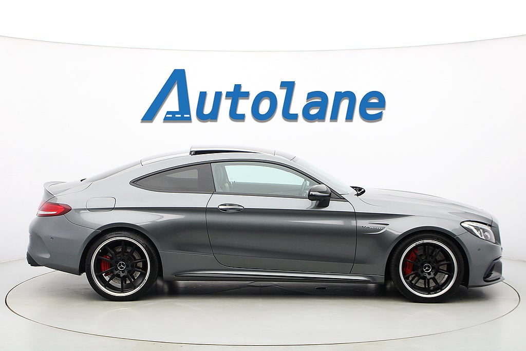 Mercedes-Benz C63 S AMG Coupé Panorama, Burmester®, 360 kamera, Sv-Såld