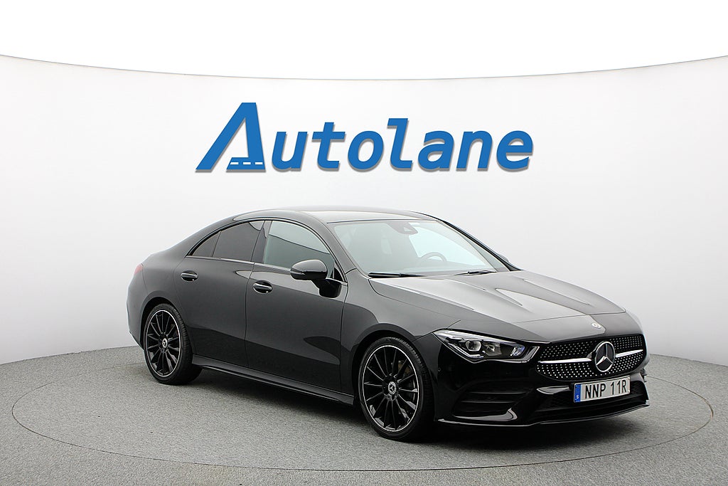 Mercedes-Benz CLA 200 AMG Kamera, Night, Carplay, Widescreen 163hk