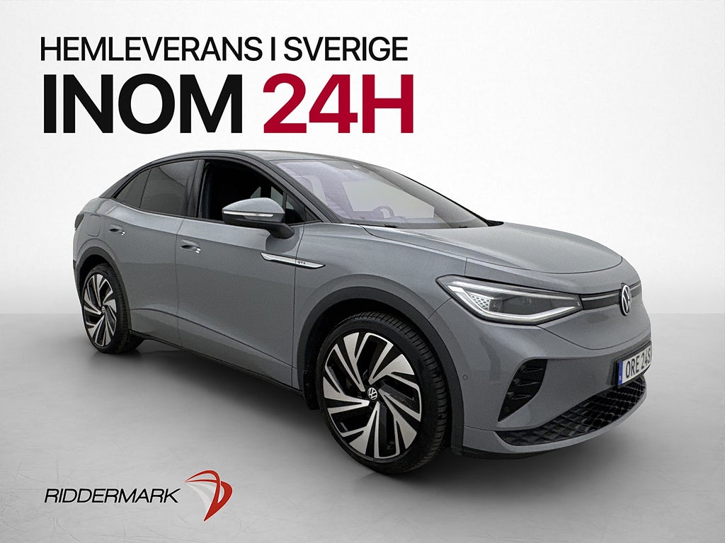 Volkswagen ID.5 GTX Drag 21" Kamera CarPlay Rattvärme MOMS