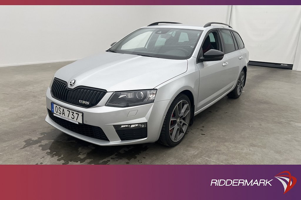 Skoda Octavia Kombi RS 2.0 TSI 220hk Värm Canton Kamera Drag