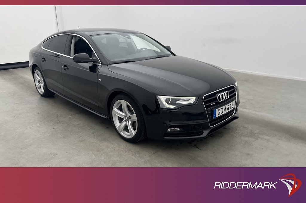 Audi A5 Sportback TDI Q 190hk S-Line Värmare Kamera Navi